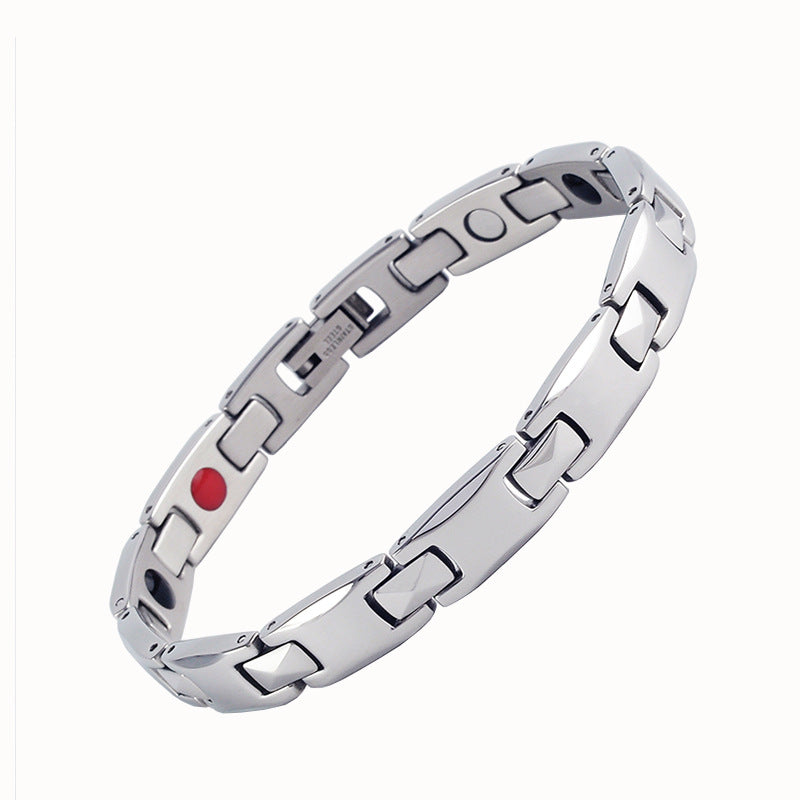 Korean Stainless Steel Magnetic Health Care Bracelet