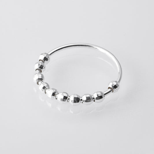 Stylish Sterling Silver Anxiety Ring for Women