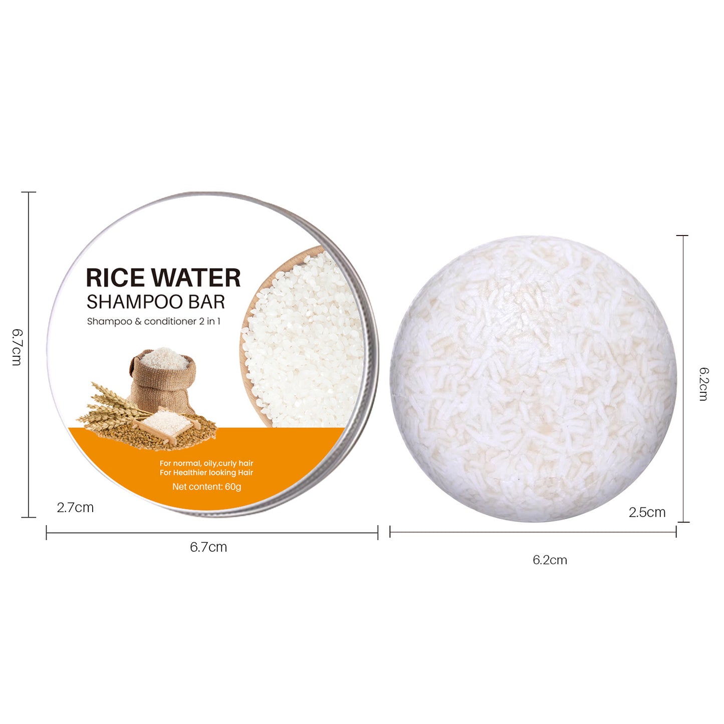 He Shou Wu Herbal Shampoo Soap for Smooth Hair