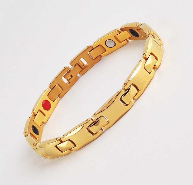 Korean Stainless Steel Magnetic Health Care Bracelet