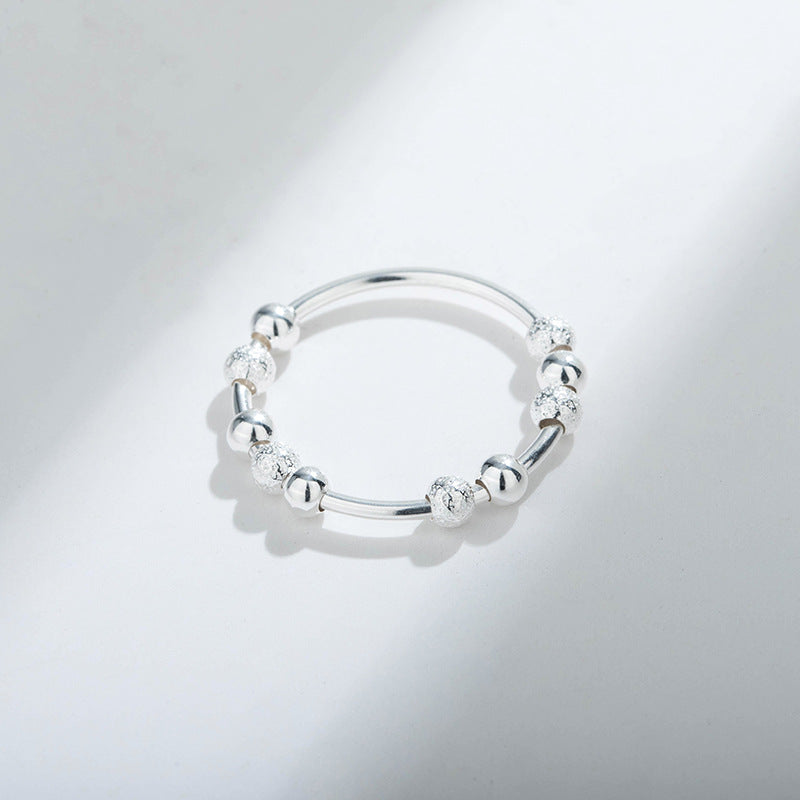 Stylish Sterling Silver Anxiety Ring for Women