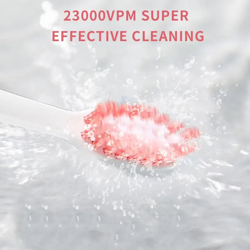 Electric Toothbrush with 2 Soft Brush Heads