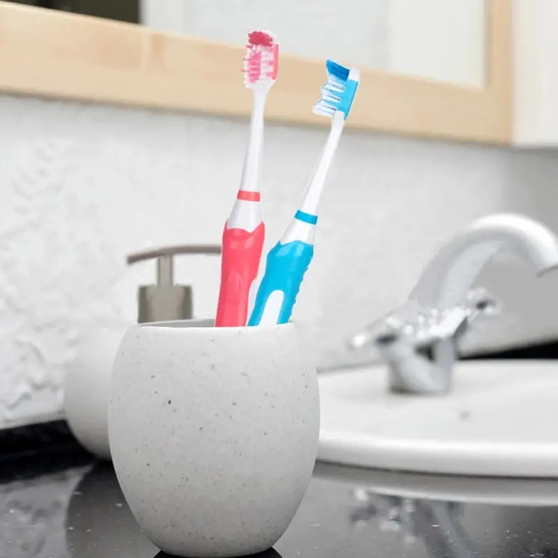 Electric Toothbrush with 2 Soft Brush Heads