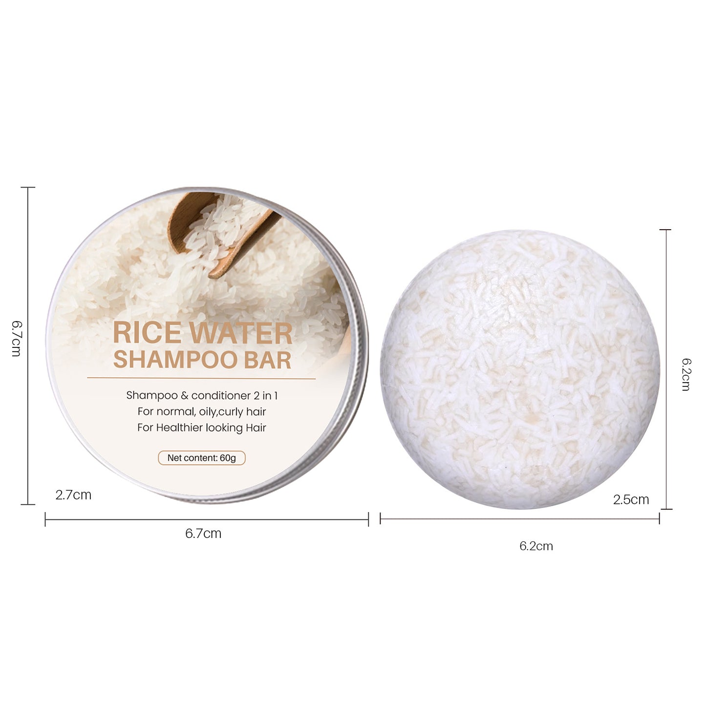 He Shou Wu Herbal Shampoo Soap for Smooth Hair
