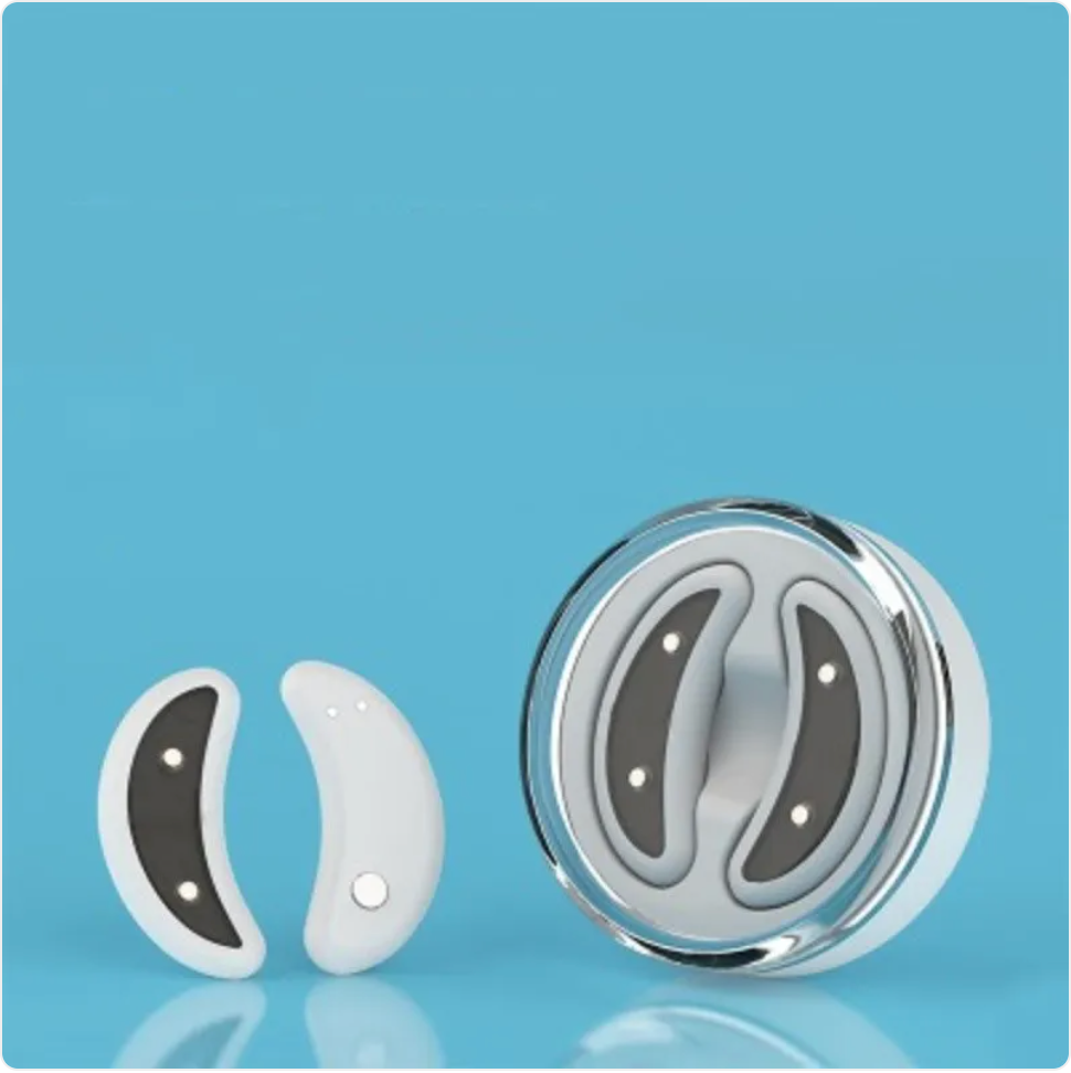 Heated Eye Massager with Hot Compress for Home Eye Care and Relaxation